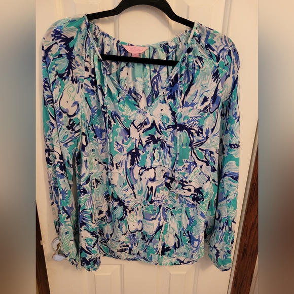 Lilly Pulitzer Willa Top - Picture 2 of 2